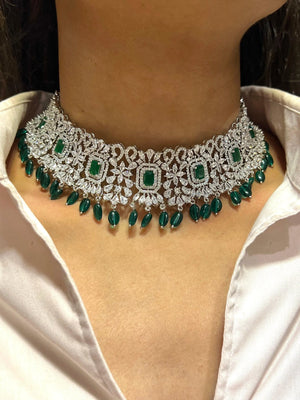 Pari Emerald Diamond Choker