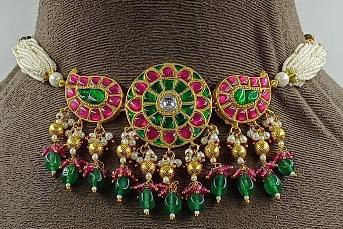 Pacchi Kundan Jadau Choker