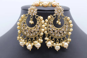 Puja Antique Gold Polki Choker