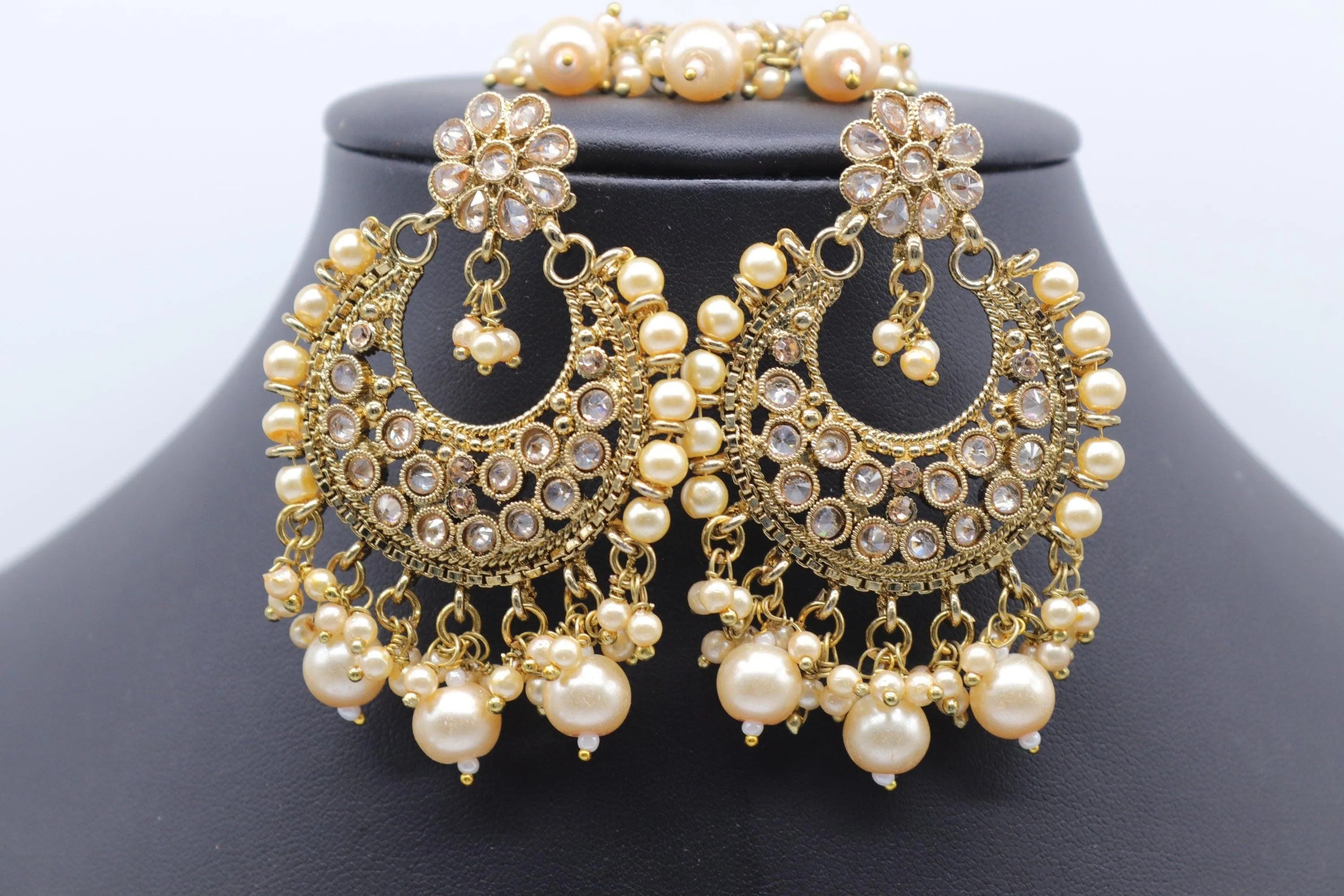 Puja Antique Gold Polki Choker