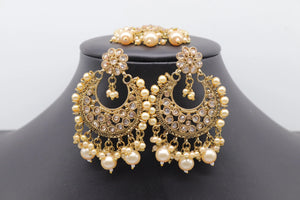 Puja Antique Gold Polki Choker