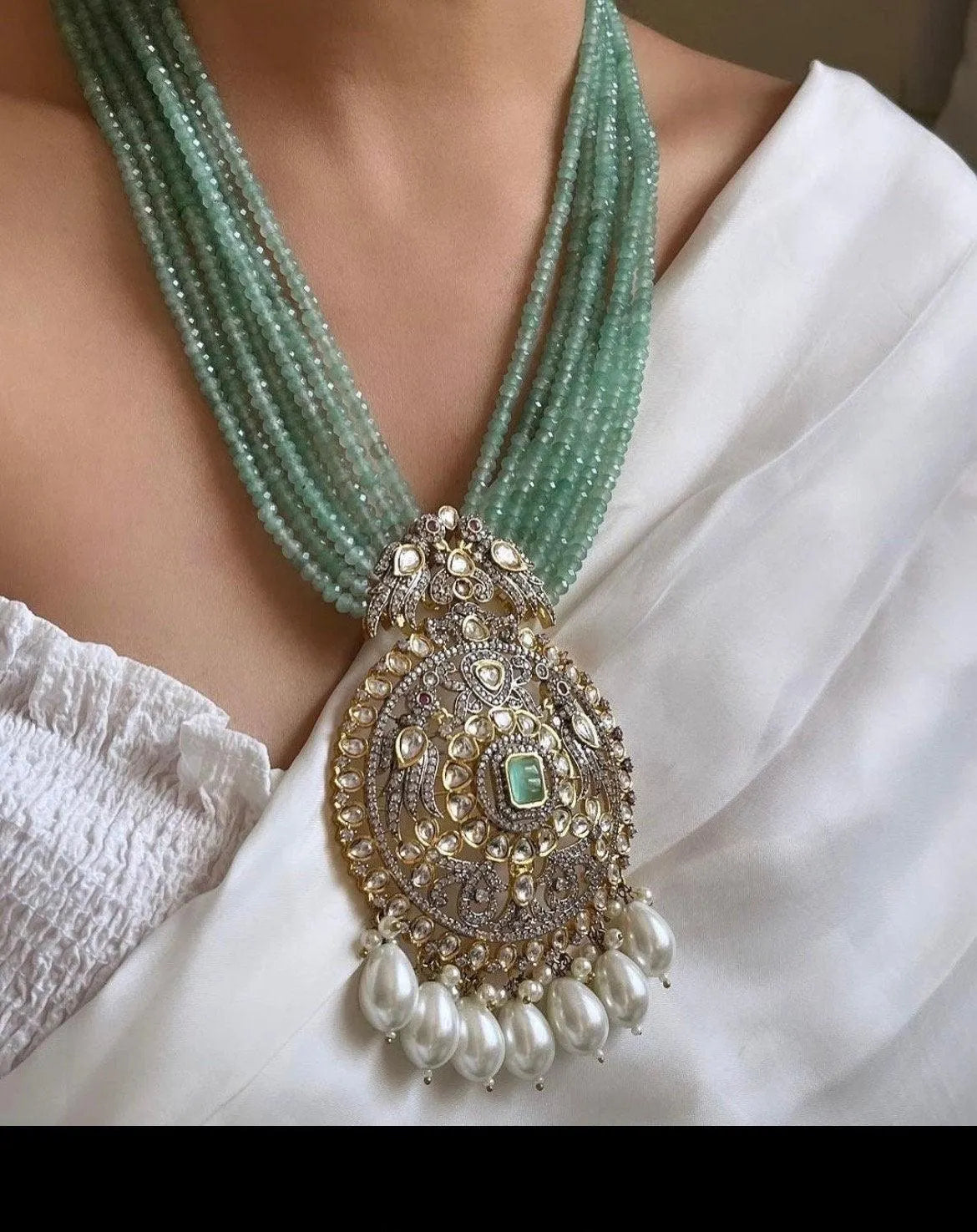 Rang Mint Victorian Long Necklace