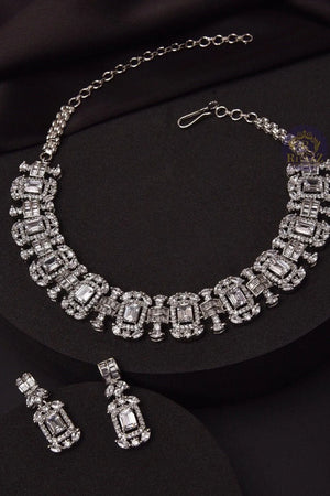 Sana CZ Diamond Choker Necklace