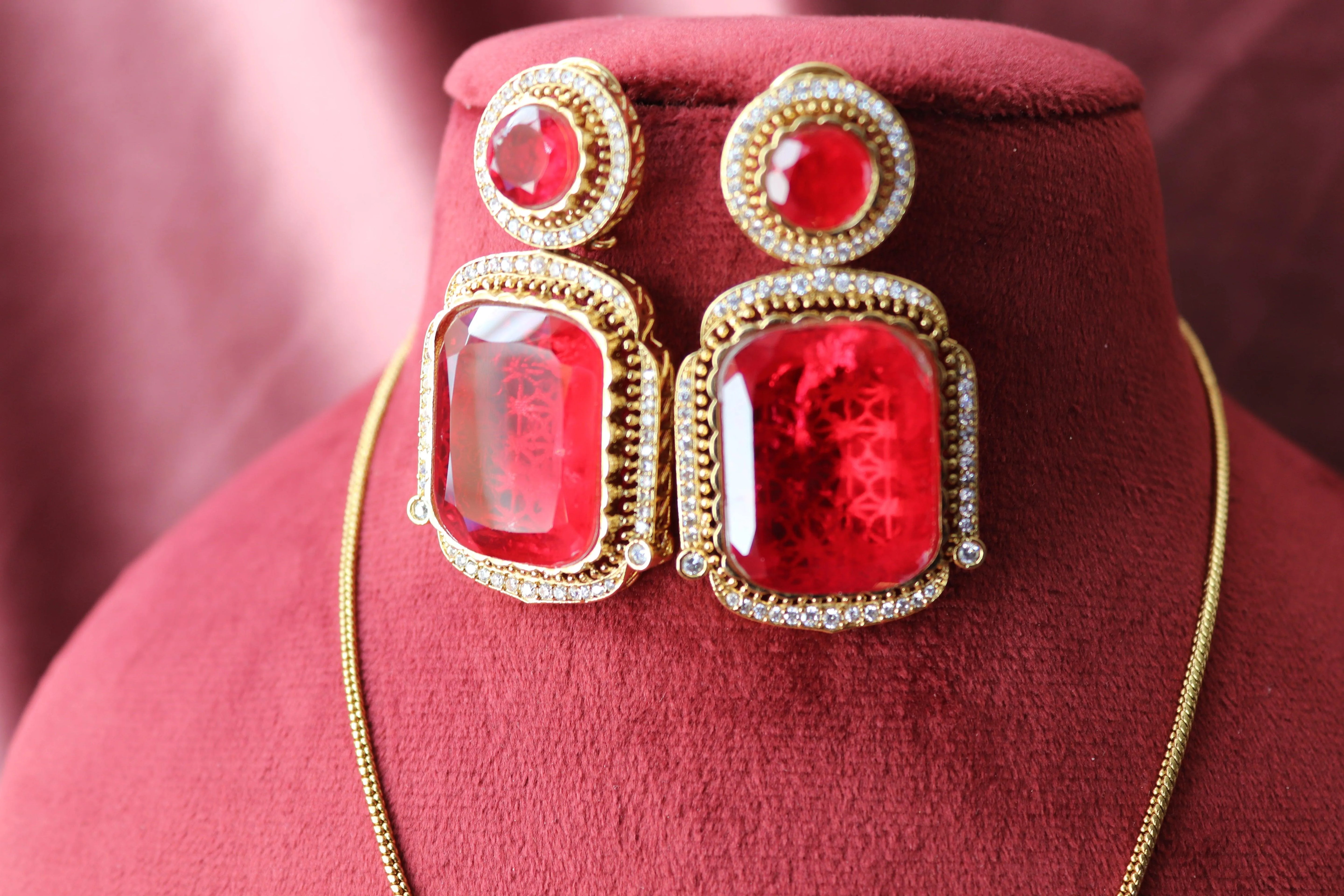 Sara Doublet Antique Gold Pendant Necklace