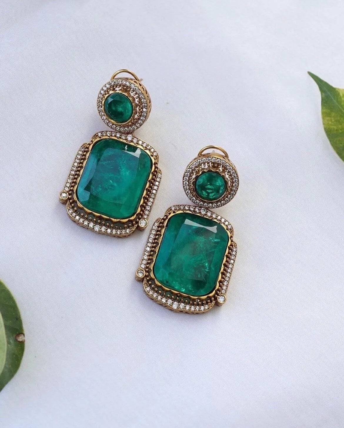 Sara Doublet Antique Gold Pendant Necklace