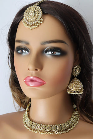 Simi Gold Polki Necklace
