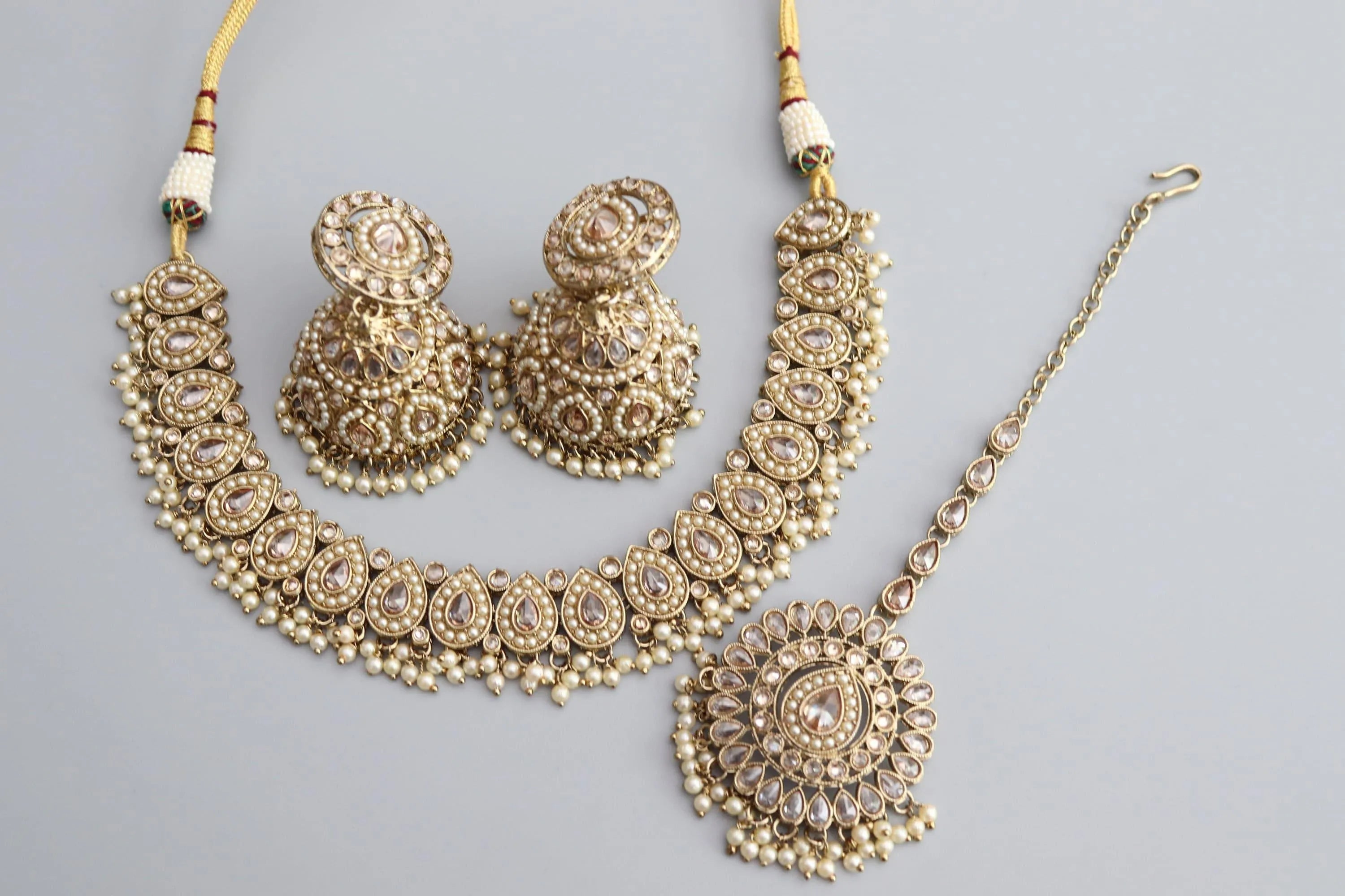 Simi Gold Polki Necklace