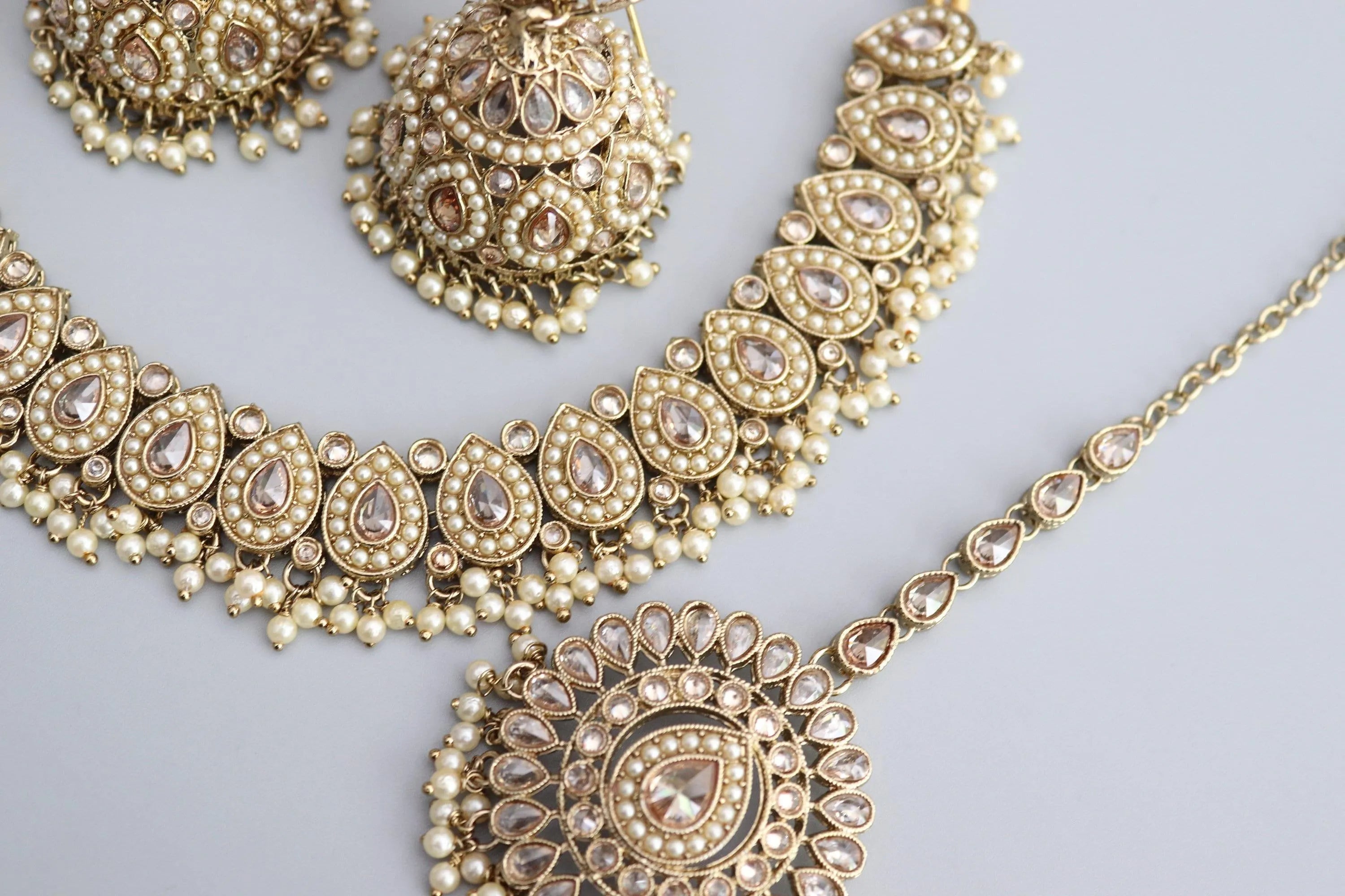 Simi Gold Polki Necklace