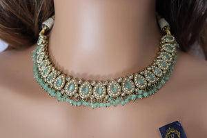 Simi Mint Polki Necklace