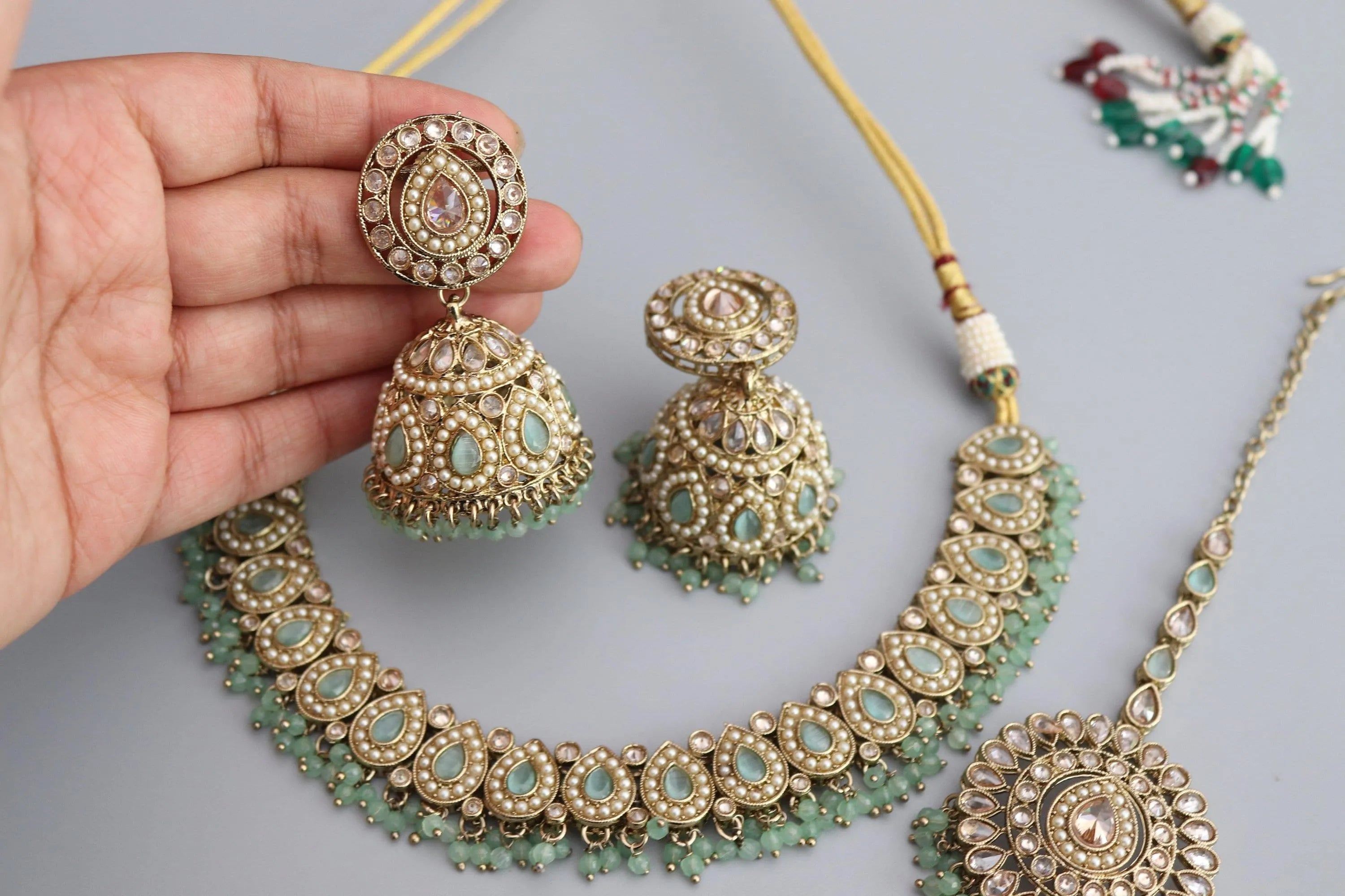 Simi Mint Polki Necklace