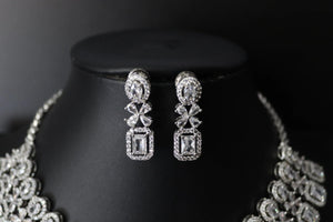 White Diamond Choker Necklace