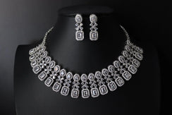 White Diamond Choker Necklace