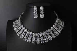 White Diamond Choker Necklace