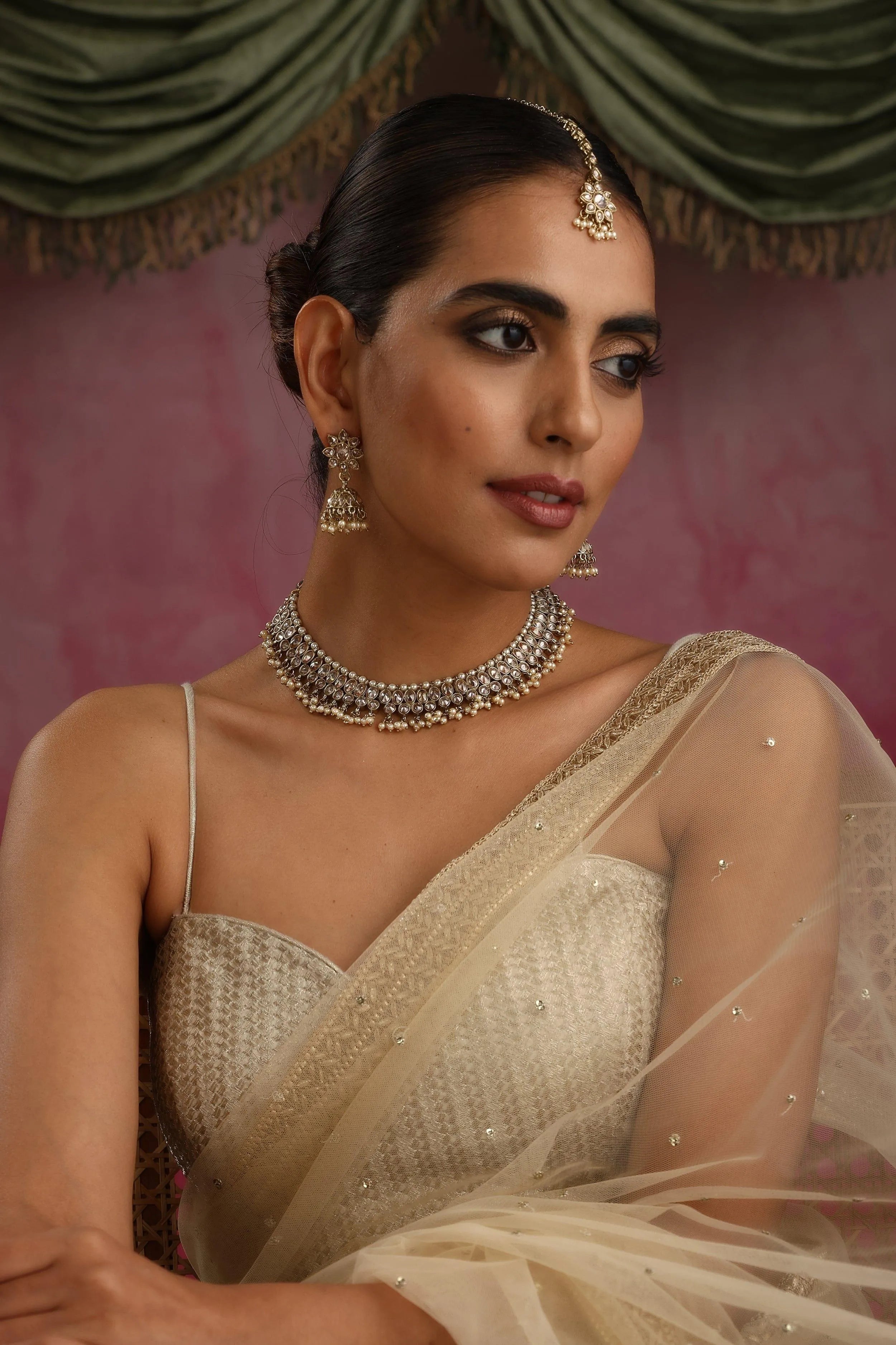 Zoe Silver Polki Set