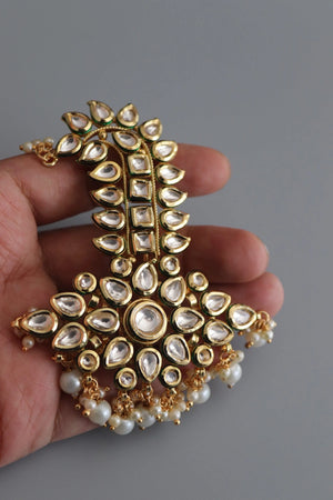 Kalgi Kundan Gold Men Kalangi