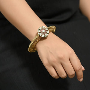 Rashmi Heritage Kundan Ruby Bangles Pair