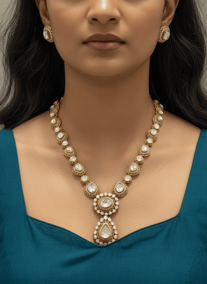 Uncut Polki Gold Long Set